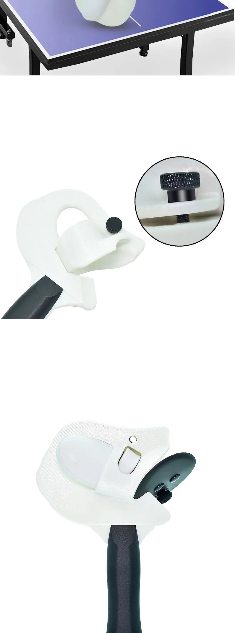 FOr Meta Quest3 /Quest3STable Tennis Racquet VR Game Controller Quest3/ 3S Virtual Reality Glasses VR Accessorie