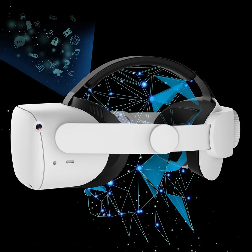 HUNDAI Facial Interface & Face Cover Pad for Oculus Quest 2/3S, Sweat-Proof PU Foam Cushion - VR Accessories for Meta Quest 2/3S