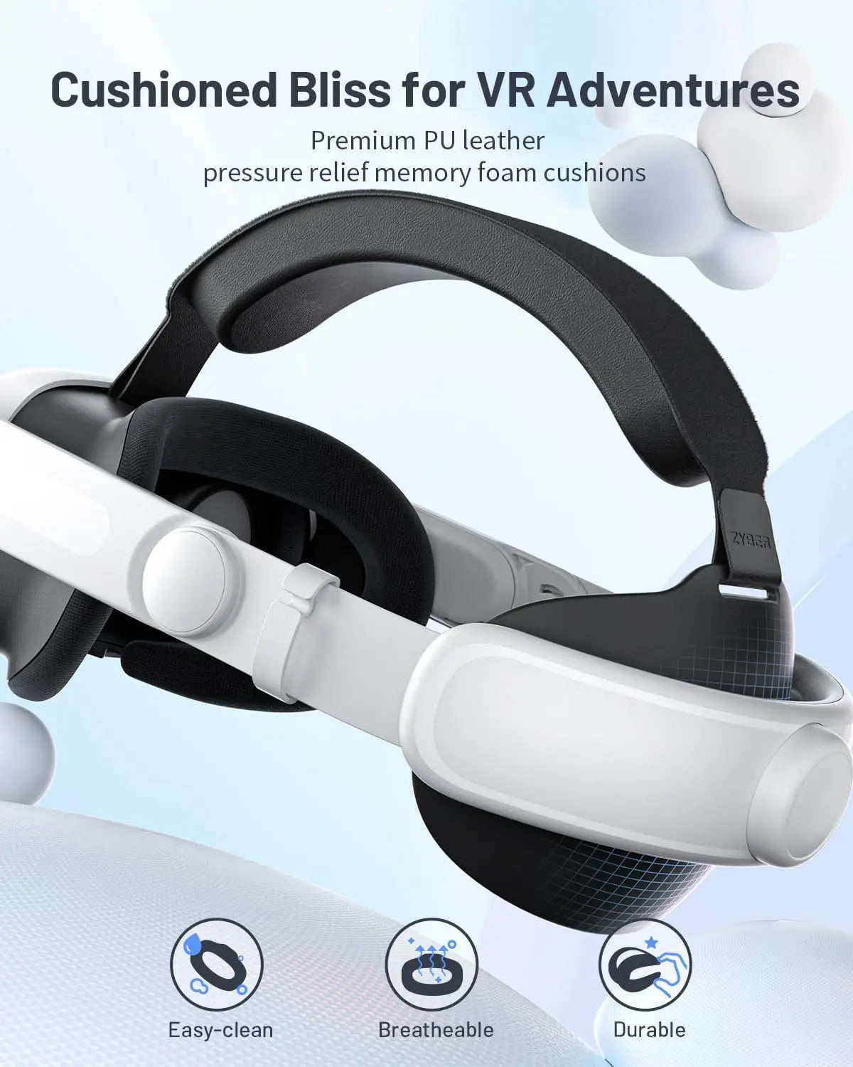 Upgraded Adjustable Head Strap For Meta Quest 3/3S Replacement Headband Elite Strap Headwear For Oculus Quest 3S VR Accessories