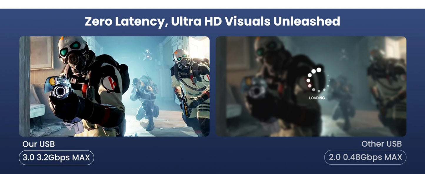 KIWI design Link Cable with Charging 16FT Compatible with Meta Quest 3s/3/2/ Pro/Pico 4 Accessories and PC/SteamVR, USB 3.0 to U