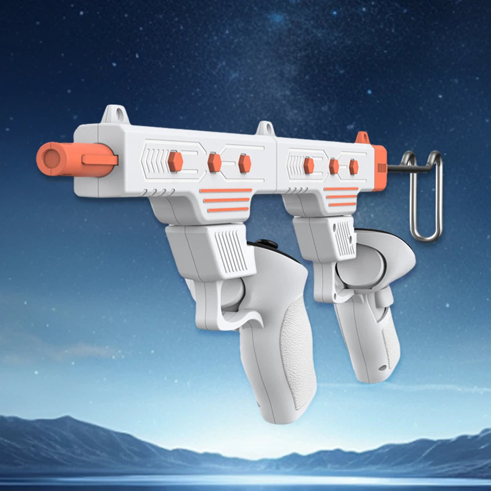 VR Gun Stock For Meta Quest 3/3S VR Shooting Game Accessories Enhanced Shooter Gaming Experience Controller Grips for Quest 3S/3