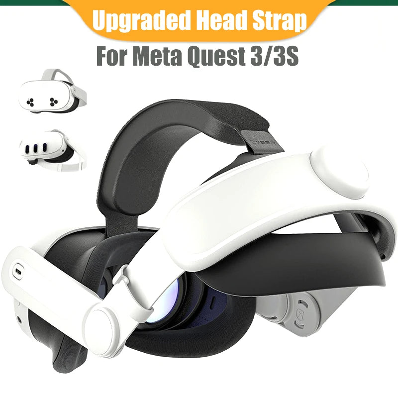 Upgraded Adjustable Head Strap For Meta Quest 3/3S Replacement Headband Elite Strap Headwear For Oculus Quest 3S VR Accessories
