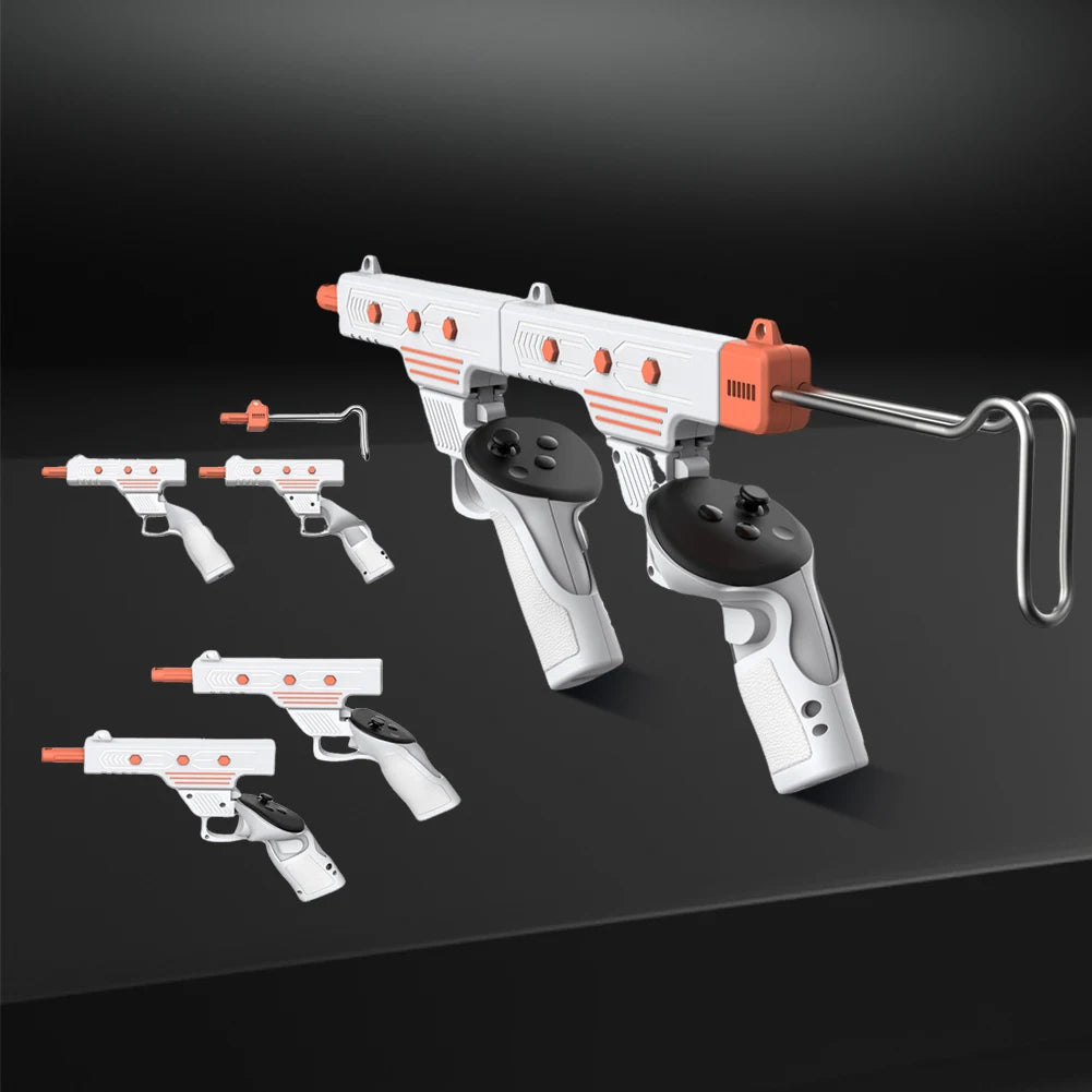 VR Gun Stock For Meta Quest 3/3S VR Shooting Game Accessories Enhanced Shooter Gaming Experience Controller Grips for Quest 3S/3