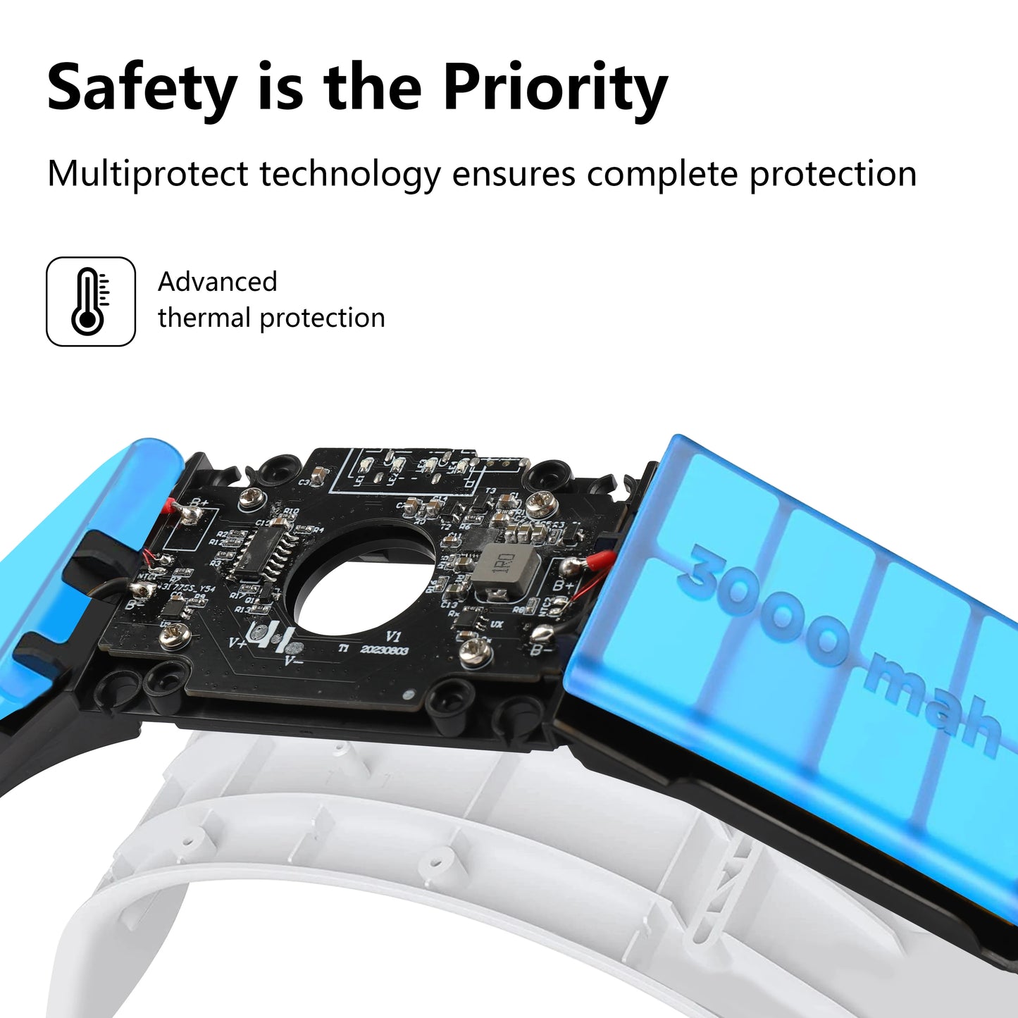 Head Strap with Battery forOculus Quest 3/Quest 3S,Adjustable Elite Strap Replacement Accessories for Meta Quest 3/Quest 3S