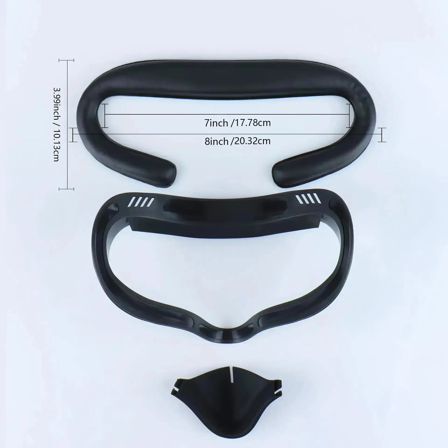 HUNDAI Facial Interface & Face Cover Pad for Oculus Quest 2/3S, Sweat-Proof PU Foam Cushion - VR Accessories for Meta Quest 2/3S