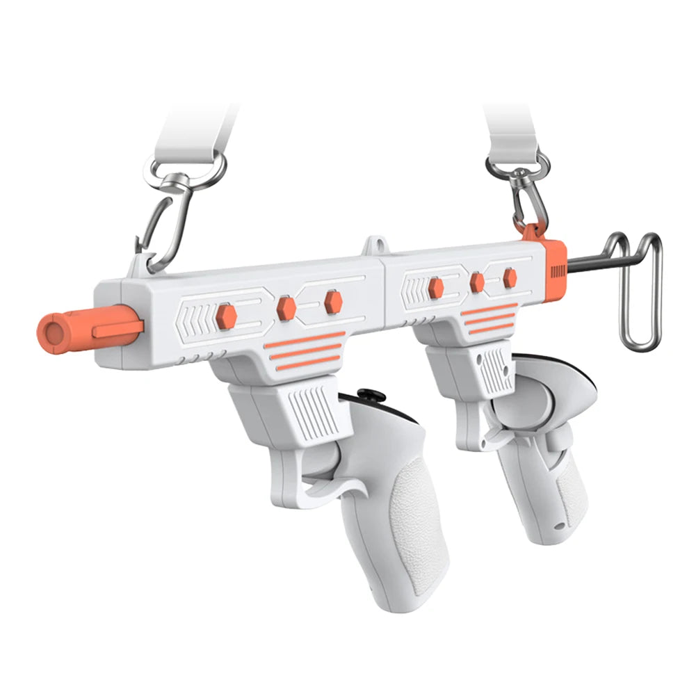 VR Gun Stock For Meta Quest 3/3S VR Shooting Game Accessories Enhanced Shooter Gaming Experience Controller Grips for Quest 3S/3