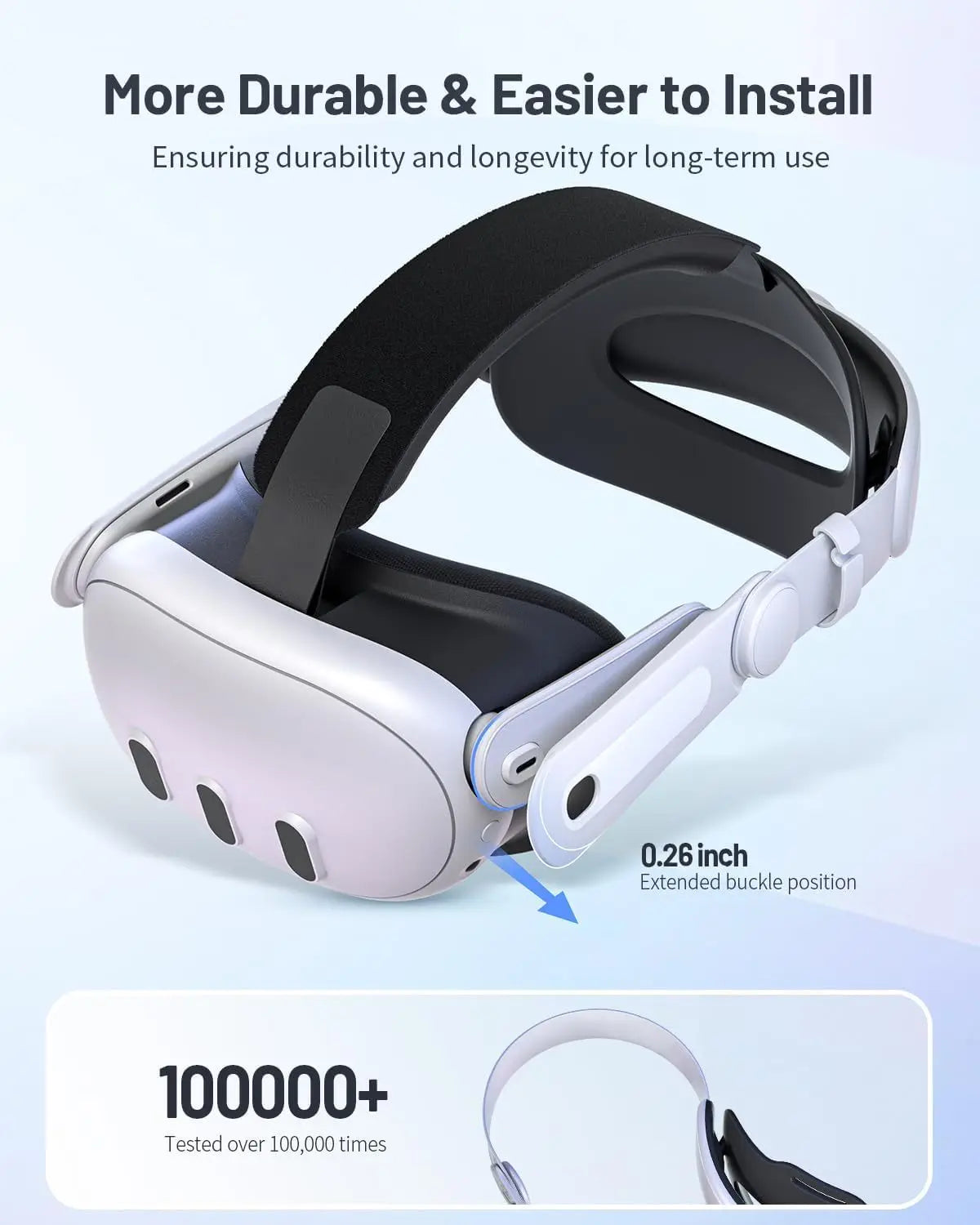 Upgraded Adjustable Head Strap For Meta Quest 3/3S Replacement Headband Elite Strap Headwear For Oculus Quest 3S VR Accessories