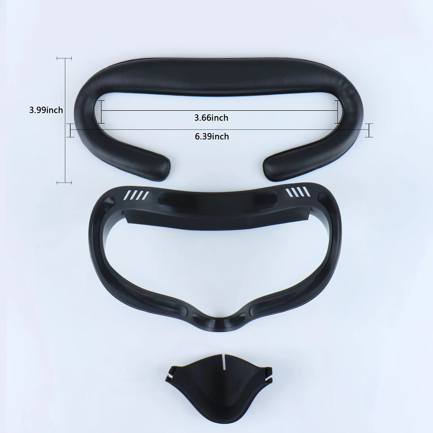 HUNDAI Facial Interface & Face Cover Pad for Oculus Quest 2/3S, Sweat-Proof PU Foam Cushion - VR Accessories for Meta Quest 2/3S