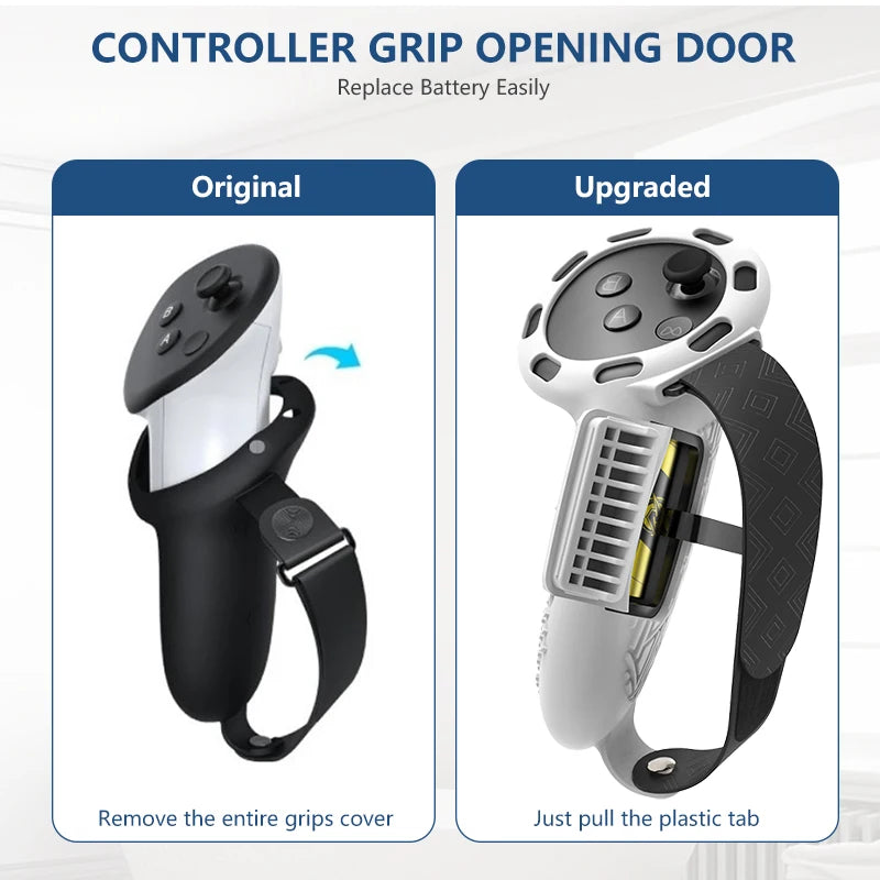 7Pcs/Set Silicone Cover for Meta Quest 3S Accessories  Includes  Cover Set Controller Grip Cover and Soft Shell Cover